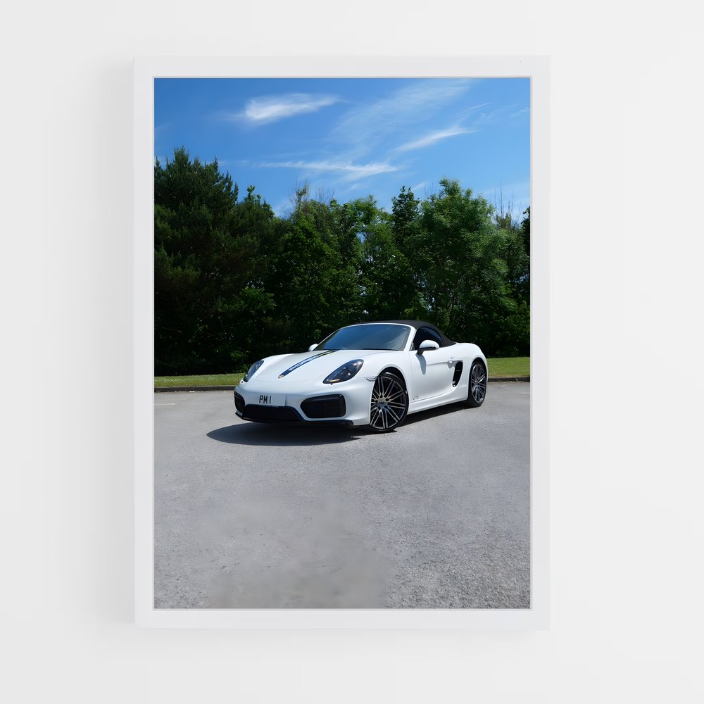 Poster GTS Boxster raffiné – affiche Porsche (vue 3)